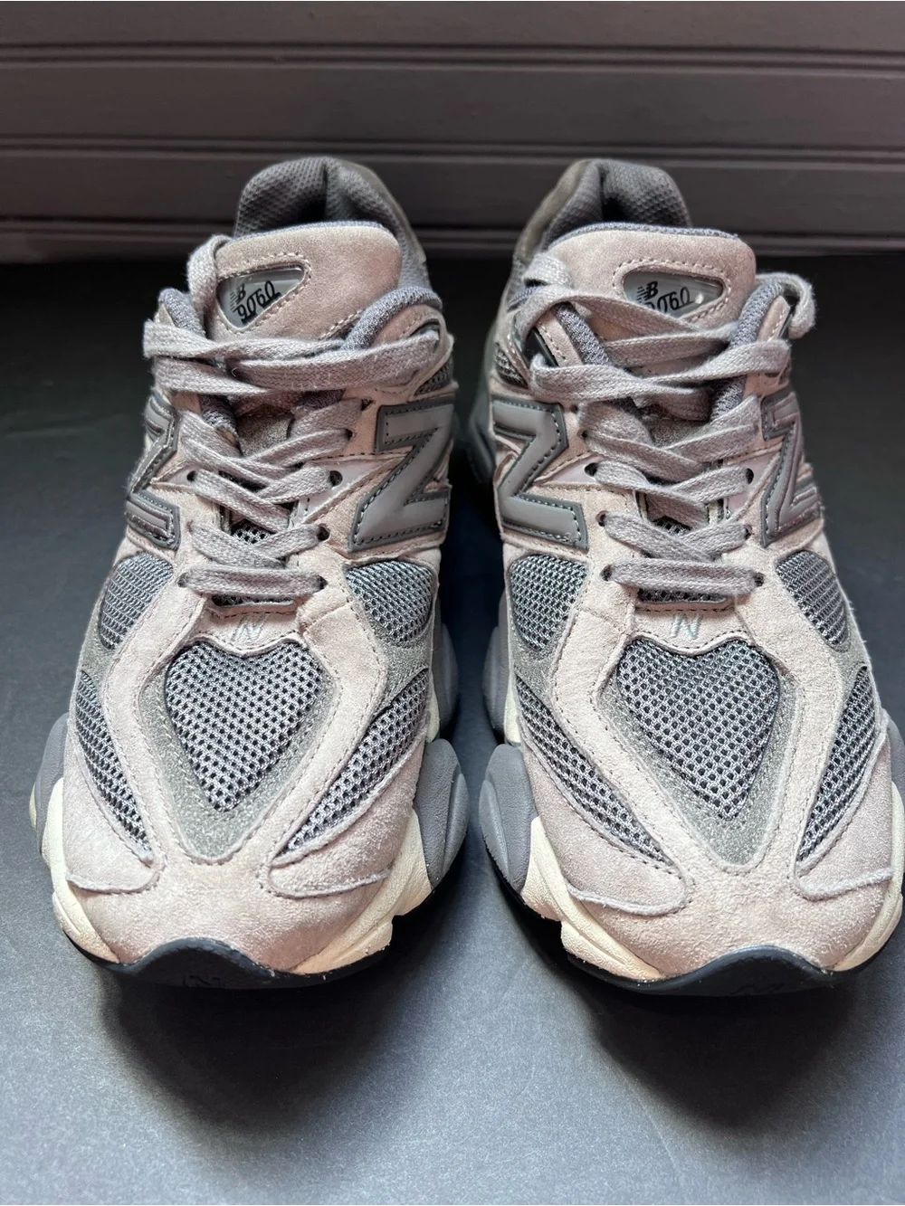 New Balance 9060 Men's Sneakers  Shadow/Purple/Grey, Size 6